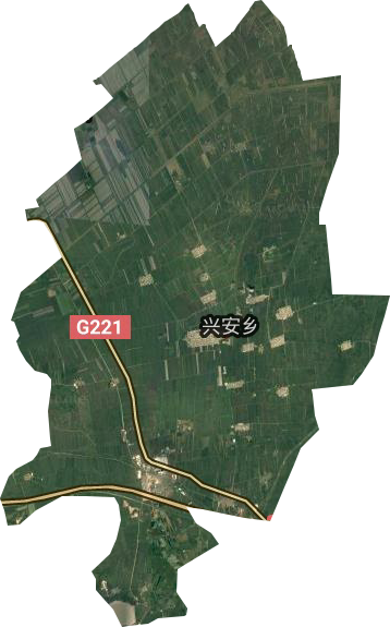 兴安乡卫星图