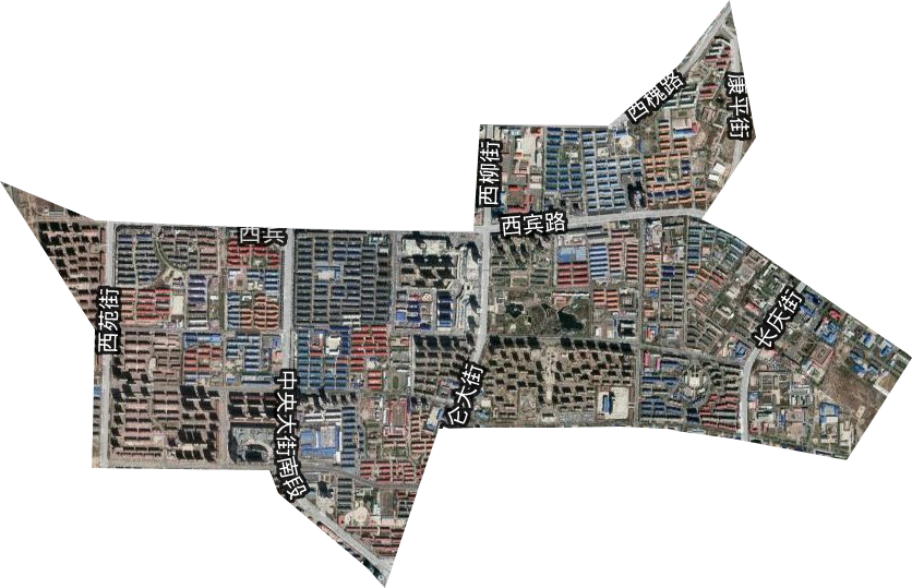 龙岗街道卫星图