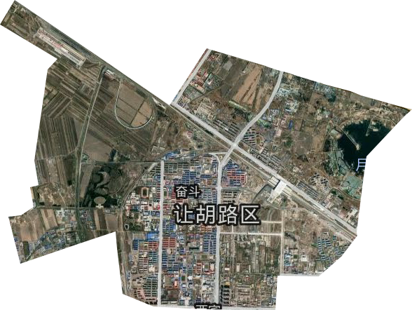 奋斗街道卫星图
