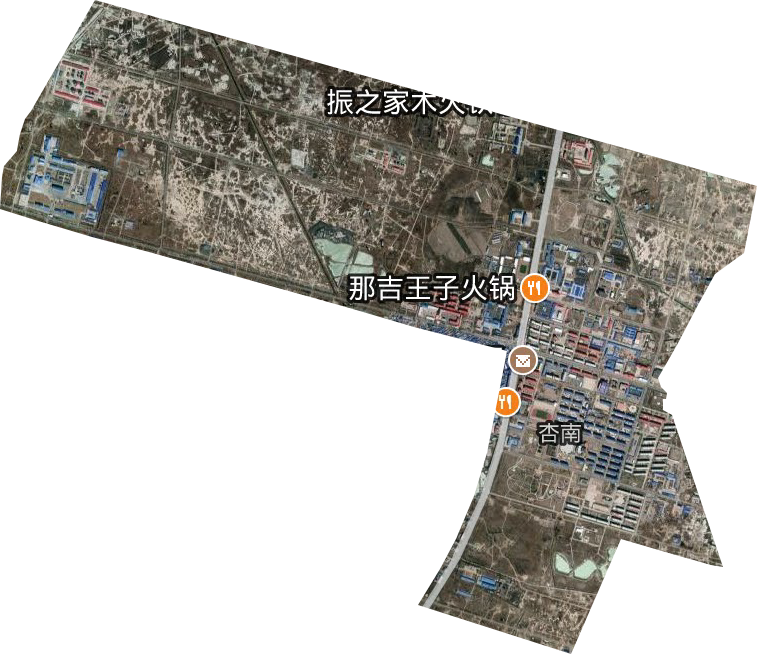 杏南街道卫星图