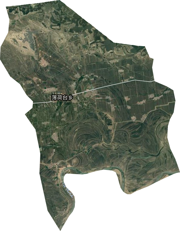 薄荷台乡卫星图