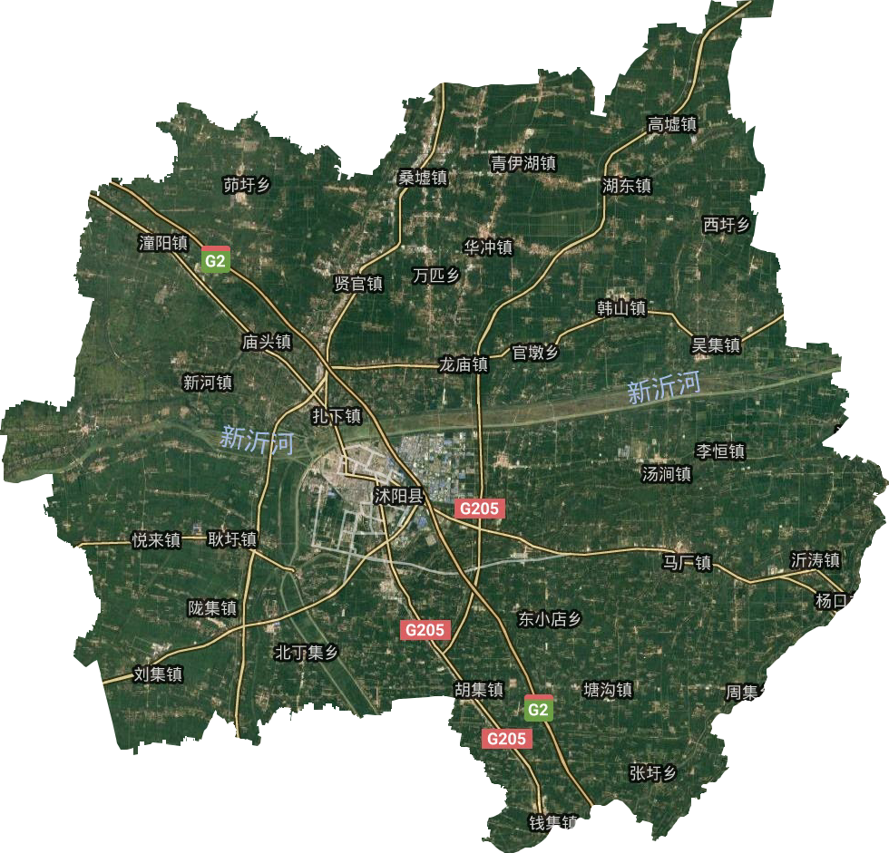 沭阳县卫星图