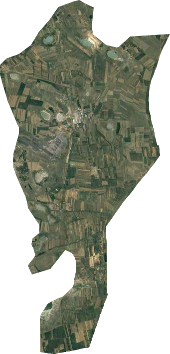 绿色草原牧场卫星图