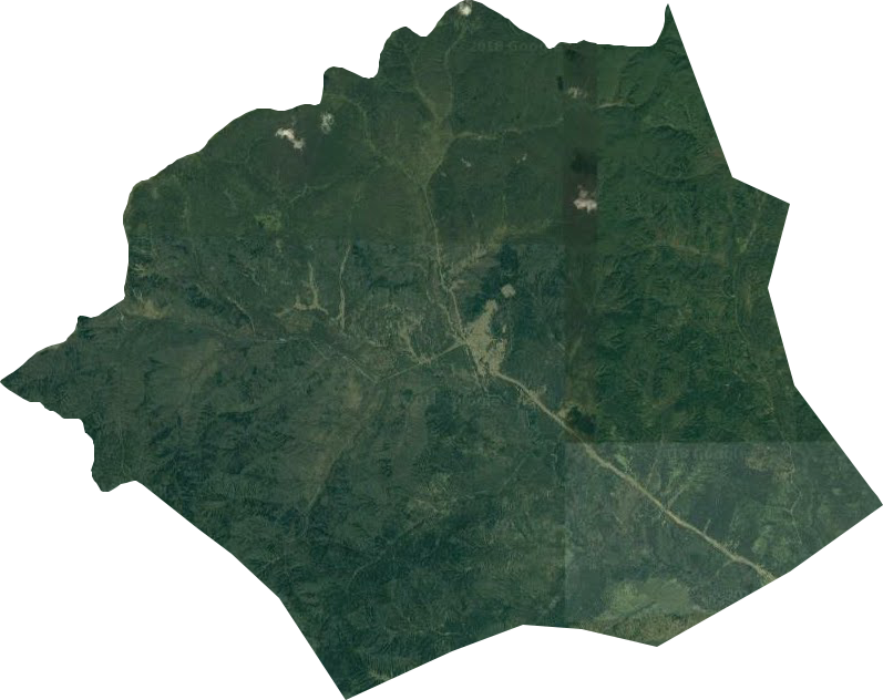 鸡爪河林场卫星图