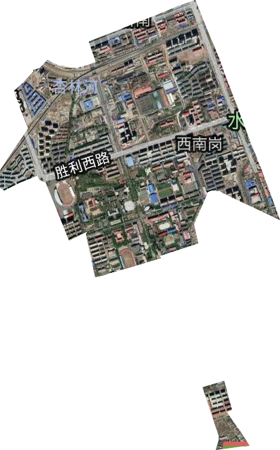 西南岗街道卫星图