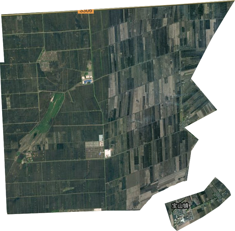 宝山农场卫星图