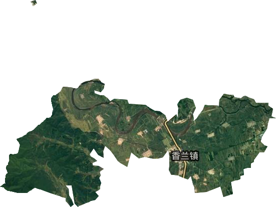 香兰镇卫星图