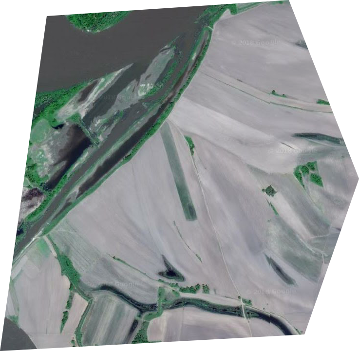 鸭北林场卫星图