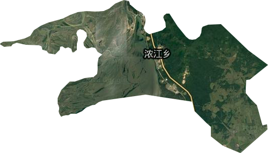 浓江乡卫星图