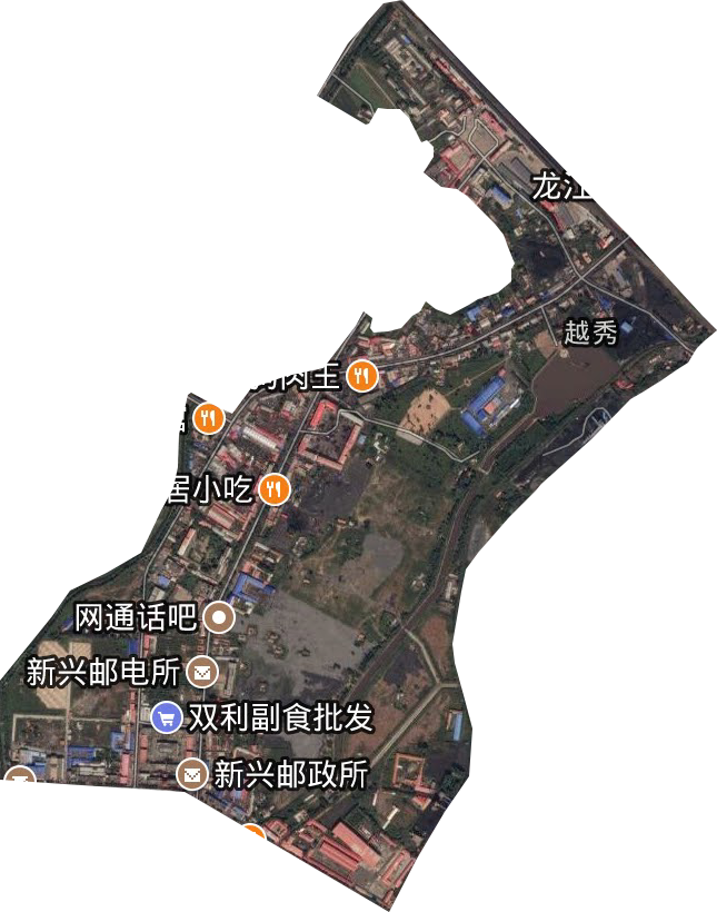 兴华街道卫星图