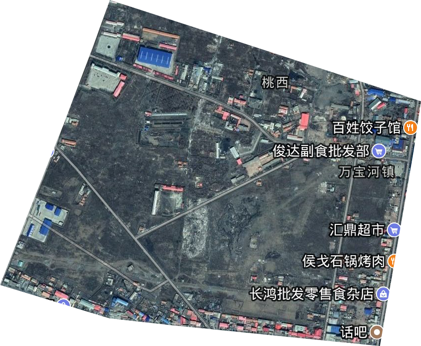 夏日社区服务站卫星图