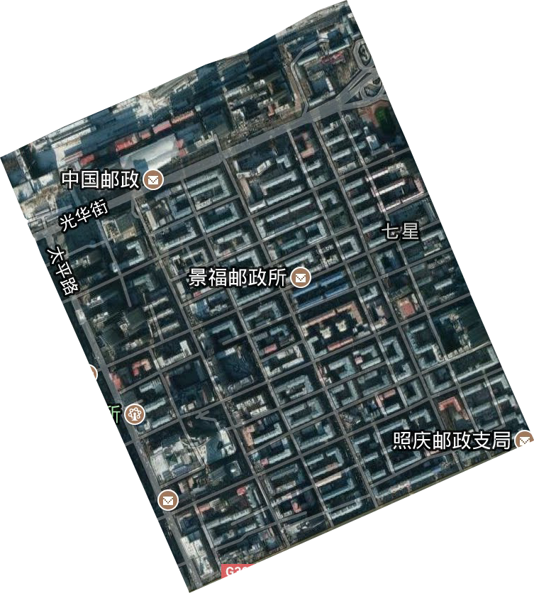 七星街道卫星图