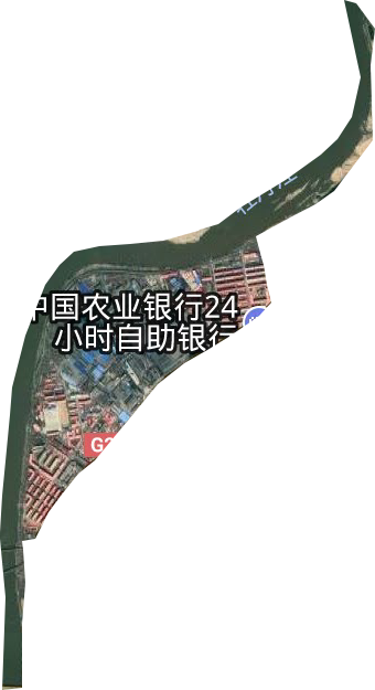 桦林橡胶厂街道卫星图