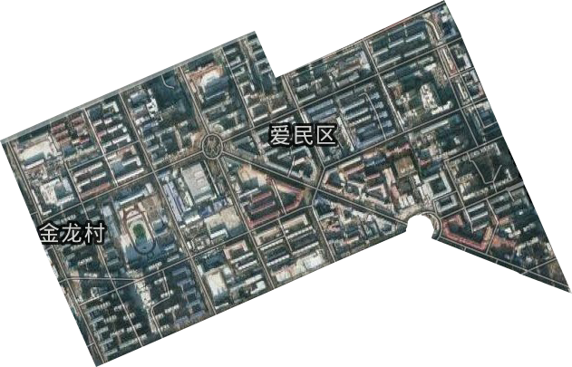 向阳街道卫星图