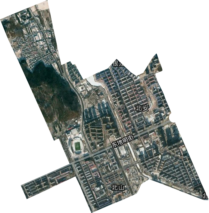 北山街道卫星图