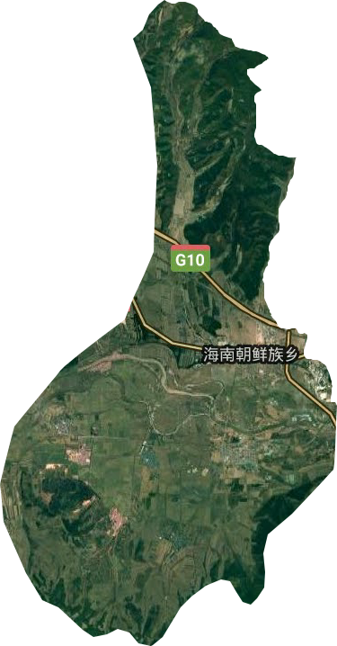 海南朝鲜族乡卫星图