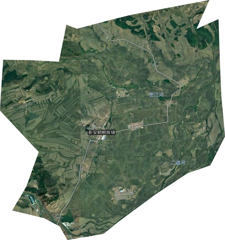 新安朝鲜族镇卫星图