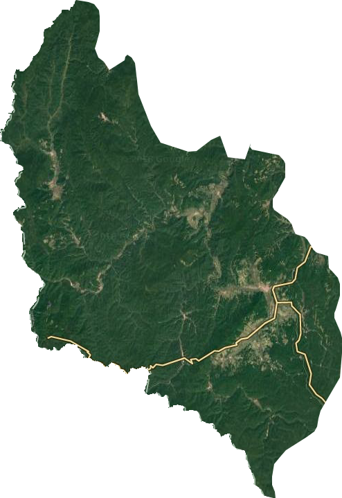 老黑山镇卫星图