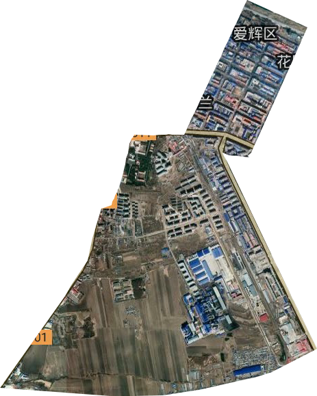 兴安街道卫星图