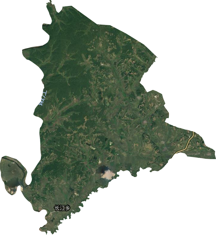 长江乡卫星图