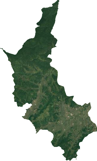 正阳山乡卫星图