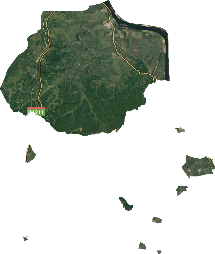 红色边疆农场卫星图