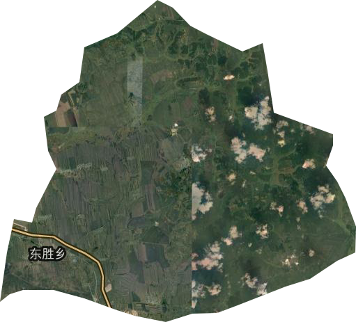 东胜乡卫星图