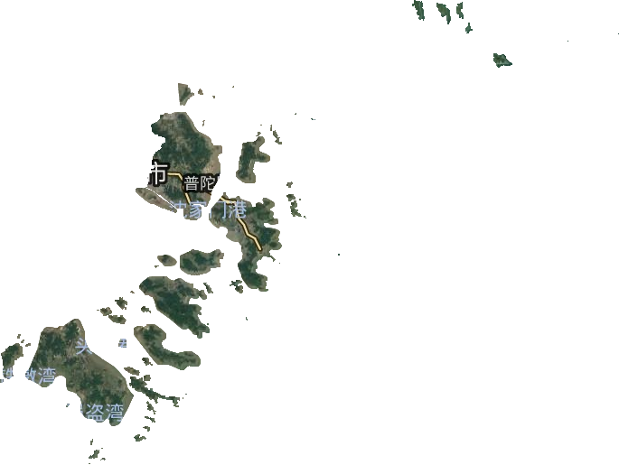 普陀区卫星图