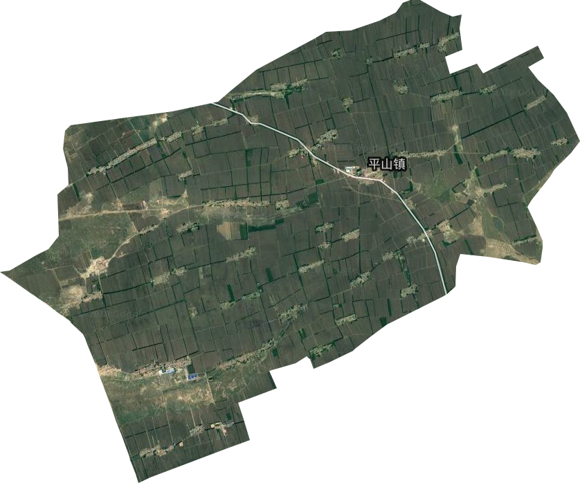 平山镇卫星图