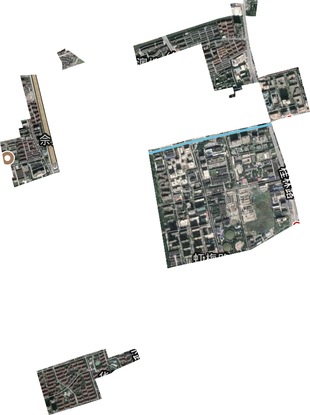 虹梅路街道卫星图