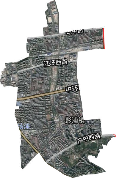 彭浦镇卫星图