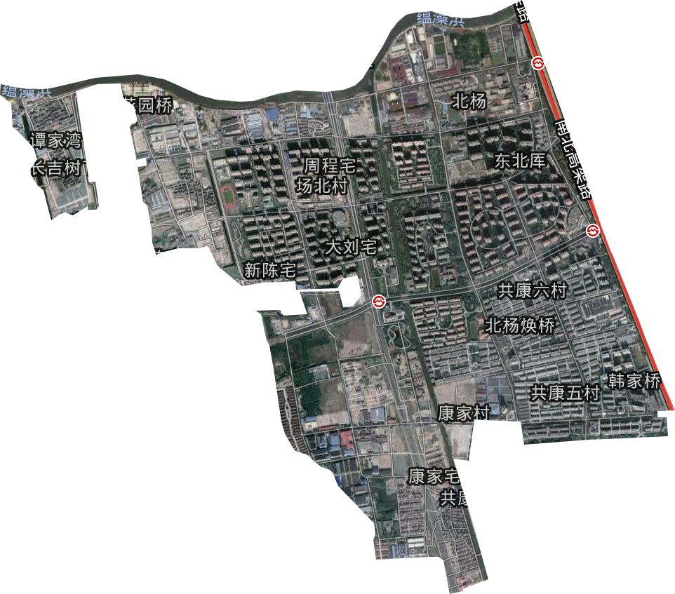 庙行镇卫星图