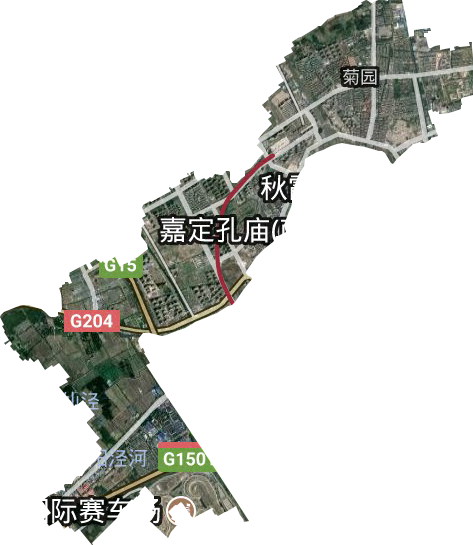 菊园新区管委会卫星图