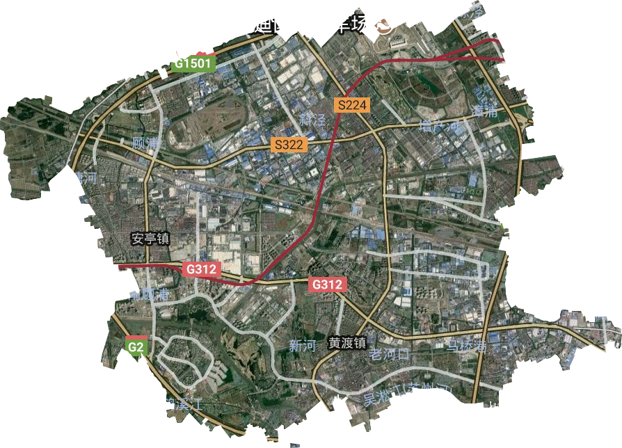 安亭镇卫星图