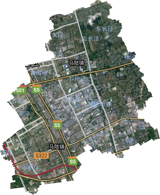 马陆镇卫星图