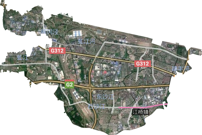 江桥镇卫星图