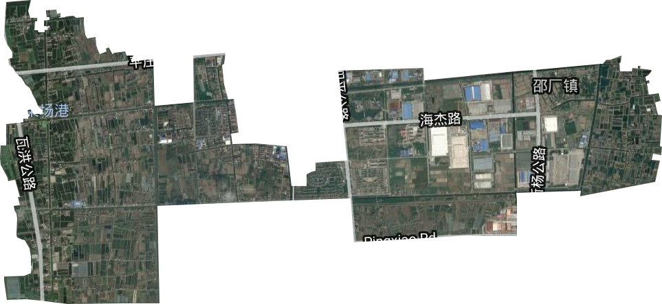 上海海港综合经济开发区卫星图