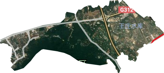 玄武湖街道卫星图