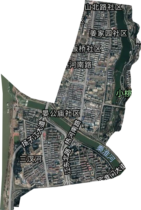 热河南路街道卫星图