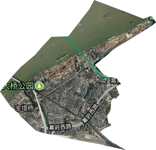 宝塔桥街道卫星图