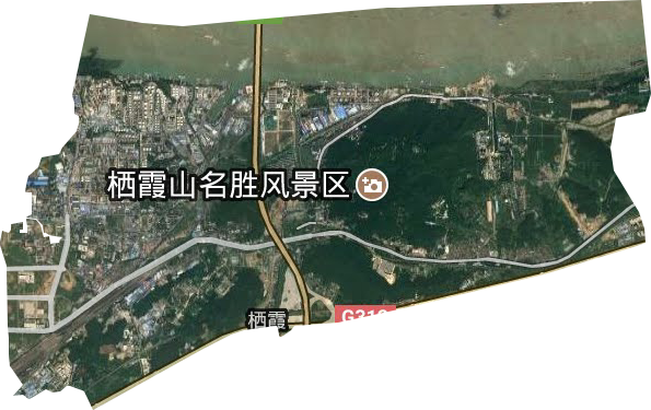 栖霞街道卫星图