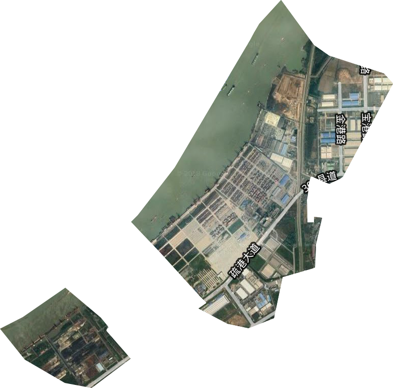 南京龙潭物流园卫星图