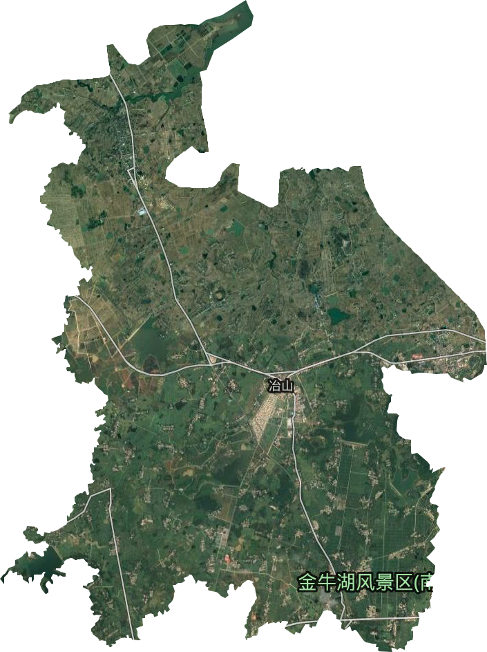 冶山镇卫星图
