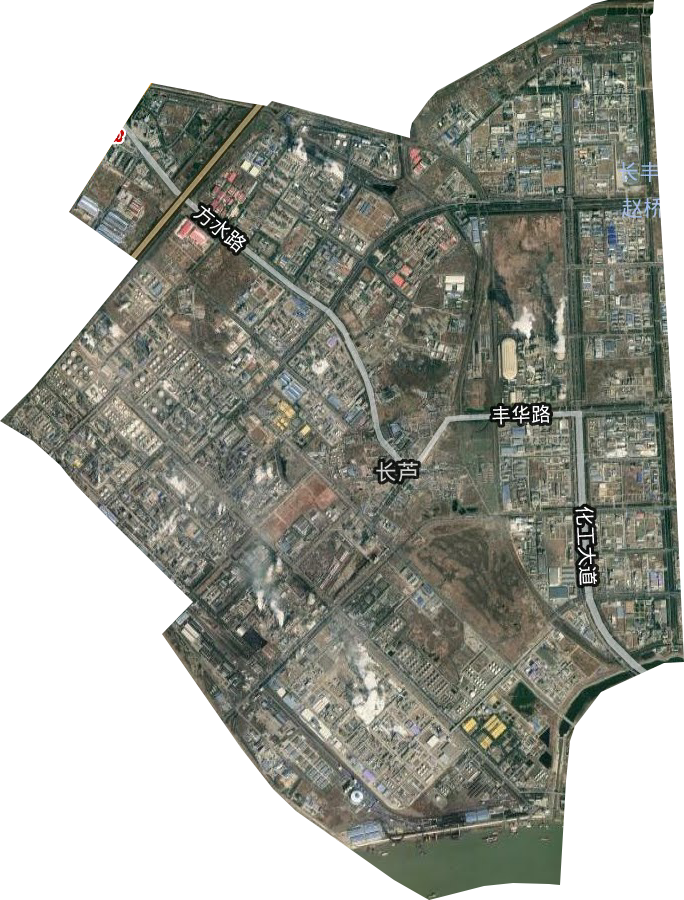 化工园区卫星图
