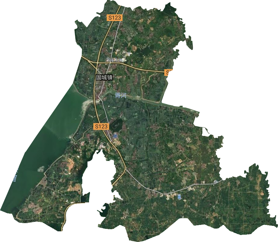 固城镇卫星图