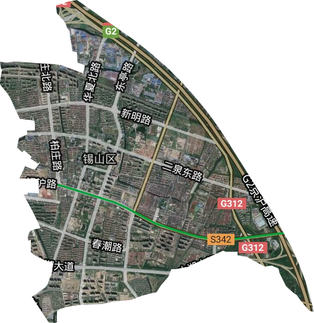 东亭街道卫星图
