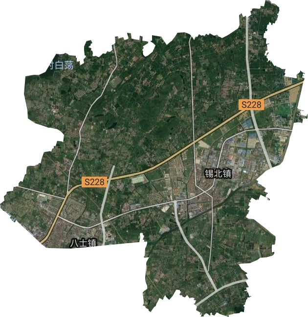 锡北镇卫星图