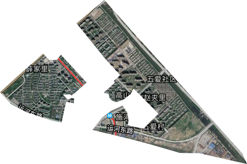 金匮街道卫星图