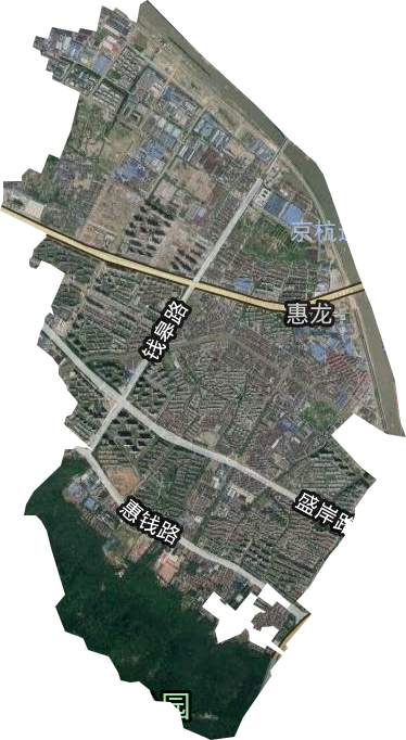山北街道卫星图