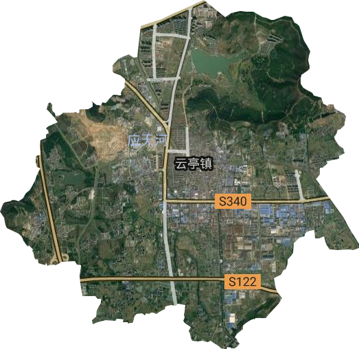 云亭街道卫星图